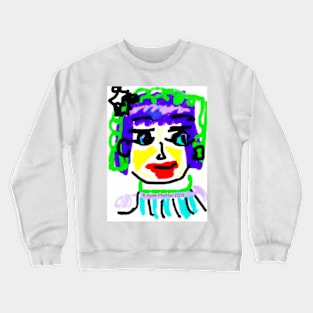 Doodle Face #1 Crewneck Sweatshirt